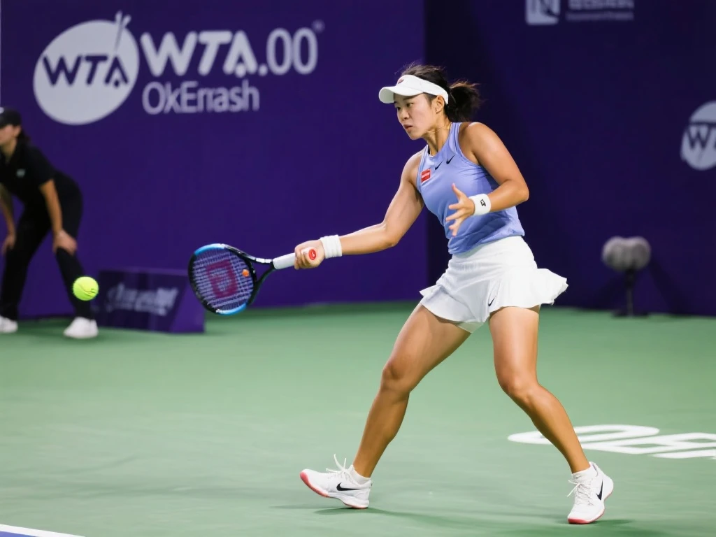 WTA100奥埃拉什女单半决赛：袁悦逆转塞门尼斯塔娅，惊险挺进决赛