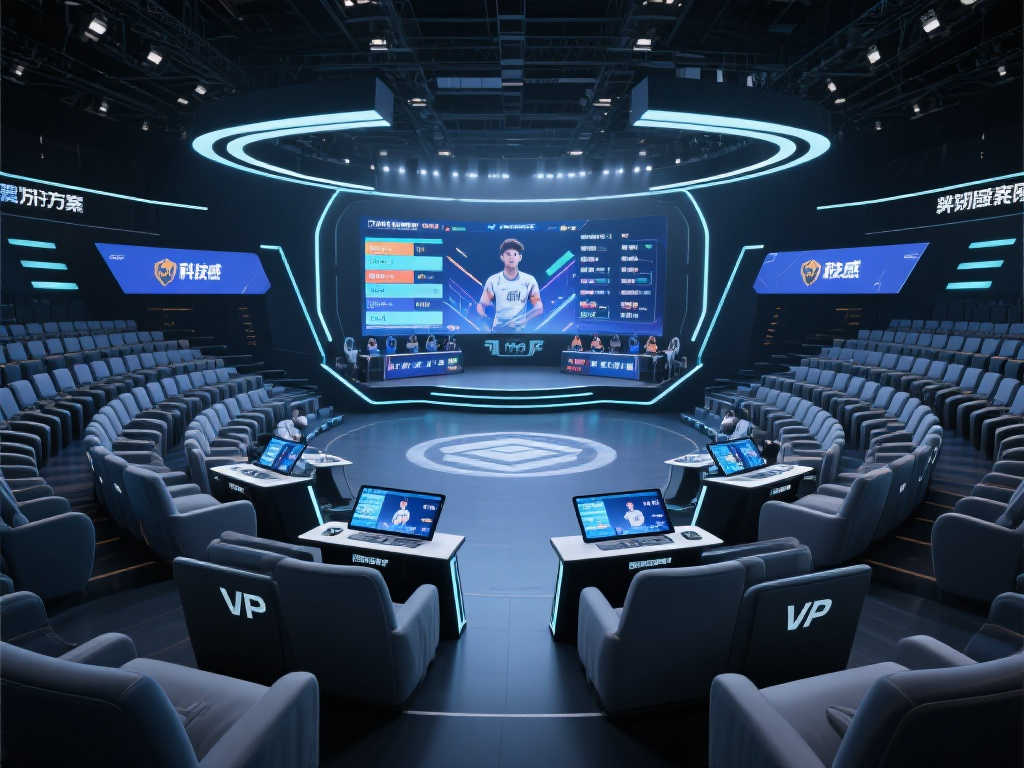 电竞世界杯公布场地设计方案,科技感十足 电竞世界杯公布场地设计方案,科技感十足